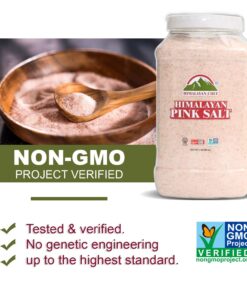 Himalayan Chef Himalayan Pink Salt Fine Grain, Plastic Jar-5 lbs Himalayan Salt fine Plastic Jar 5 Pound (Pack of 1) 27 71oSpcg7MmL