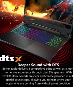 Acer Nitro 17 Gaming Laptop | AMD Ryzen 7 7840HS Octa-Core CPU | NVIDIA GeForce RTX 4060 Laptop GPU | 17.3" QHD 165Hz IPS Display | 1TB Gen 4 SSD | Wi-Fi 6E | RGB Backlit KB | AN17-41-R7G3, Black R7 7840HS / RTX4060 54 71oTXKEUh0L