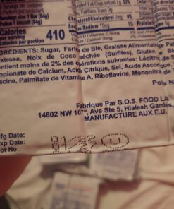 SOS Food Labs, Inc. 185000825 S.O.S. Rations Emergency 3600 Calorie Food bar - 3 Day/ 72 Hour Package with 5 Year Shelf Life, 5" Height, 2" Wide, 4.5" Length 3600 Cal 1 Count (Pack of 1) 26 71oUfWH5oGL