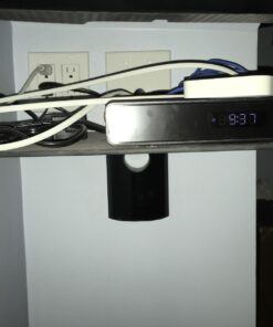 Mount-It! TV Shelf | Single Floating Component Shelf for Cable Box, Playstation, DVD Player, and Xbox | Tempered Glass Material, 22 Lbs Capacity (Black) 1 Shelf 31 71oUwiT kTL