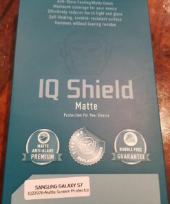 IQShield Matte Screen Protector Compatible with Samsung Galaxy S7 Anti-Glare Anti-Bubble TPU Film 45 71oVjxDGfRL
