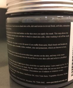 Pure Body Naturals Dead Sea Mud Mask - Face Mask and Body Mud for Acne, Blackheads, and Oily Skin - Facial Self Care for Men and Women - Minimize Pores with Deadsea Mud, Clay, Charcoal - 8.8 Ounce 58 71oVrze38JL