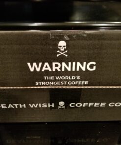 Death Wish Coffee Co. Single Serve Pods - Extra Kick of Caffeine - Dark Roast Coffee Pods - Made with USDA Certified Organic, Fair Trade, Arabica and Robusta Beans (20 Count) 20 Count (Pack of 1) 37 71oWbNfSlxL