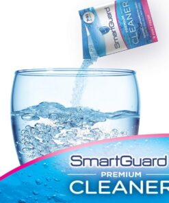 SmartGuard Premium Cleaner Crystals & Cleaning Case -(110 Cleanings)- Removes Stain, Plaque, & Bad Odor from Clear Braces, Dentures, Night Guards, Mouth Guard, & Retainers. 19 71oWpy43w4L