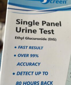 Prime Screen EtG Alcohol Urine Test - at Home Rapid Testing Dip Card Kit - 80 Hour Low Cut-Off 300 ng/mL - WETG-114 (5) 5 22 71oXAEFyIiL