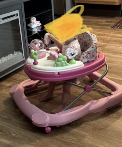 Disney Baby Minnie Mouse Music and Lights Baby Walker with Activity Tray (Garden Delight) Garden Delight Minnie 48 71oXXGWcFQL