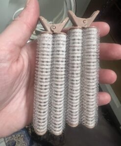 Kitsch Instant Volumizing Hair Clips for Women - Hair Roller Clips with Velcro Roller | Clip for Hair Volume & Curl | Easy to Use Volume Hair Clips for Root Lift of All Hair Type | Curl Clips, 2 Pcs 22 71oYO8IMP6L