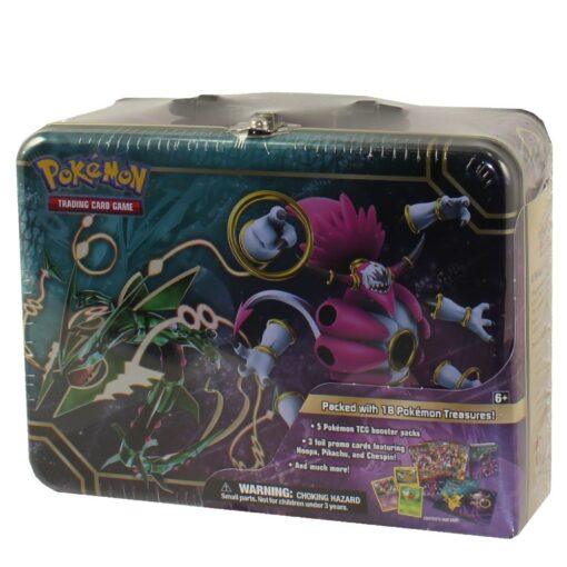 Pokemon TCG Collector Chest Lunchbox Tin 2015 Sealed Featuring Rayquaza & Hoopa EX