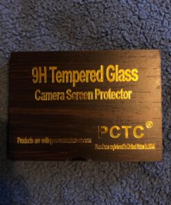 PCTC EOS M50 II Screen Protector for Canon EOS M50 M50 Mark II Camera & Hot Shoe Cover 0.3mm 9H Hardness Ultra-clear Tempered Glass Screen Protector (3 Packs) 30 71oYULX1ZzL