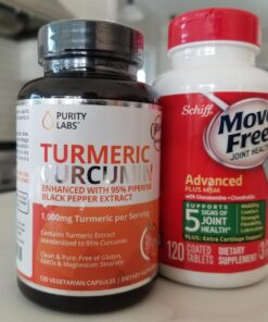 Move Free Advanced Glucosamine Chondroitin MSM Joint Support Supplement, Supports Mobility Comfort Strength Flexibility & Bone - 120 Tablets (40 servings)* 1 48 71oZD PJRWL 1