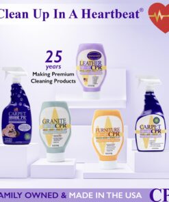 Leather CPR | 2-in-1 Leather Cleaner & Leather Conditioner (18oz) | Cleans, Restores, Conditions, & Protects Furniture, Car Seats, Purses, Shoes, Boots, Saddles/Tack, Jackets, & Auto 18 oz 46 71oZVF57XrL 3