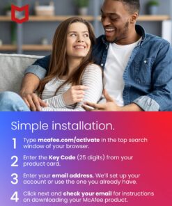 McAfee Total Protection| 10 Device | Antivirus Internet Security Software | VPN, Password Manager, Dark Web Monitoring & Parental Controls | 1-Year Subscription | Key Card Mailed Keycard 10 Devices 13 71oaAROMcL 2