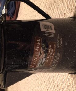 Granite Ware 3 Qt Coffee Boiler. Enameled Steel 12 cups capacity. Perfect for camping, Heat Coffee, Tea and Water directly on stove or fire. 54 71oaWznew3L