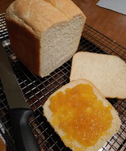 KBS Pro Stainless Steel Bread Machine, 2LB 17-in-1 Programmable XL Bread Maker with Fruit Nut Dispenser, Nonstick Ceramic Pan& Digital Touch Panel, 3 Loaf Sizes 3 Crust Colors, Reserve& Keep Warm Set 48 71oaz7grBJL 2