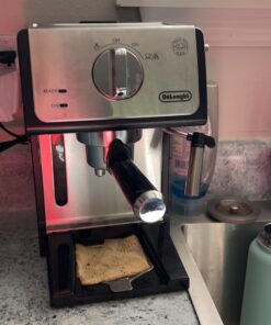 De'Longhi ECP3420 Bar Pump Espresso and Cappuccino Machine, 15", Black Black/Stainless Steel 29 71oazdyPTqL