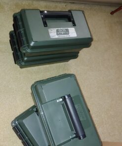 MTM AC30C-11 Ammo Can Short | 30-Caliber | Heavy-Duty Dual Latching System | Rugged Polypropylene Plastic | O-Ring Seal System, Water Resistant | Forest Green, Medium 32 71obKq62MML