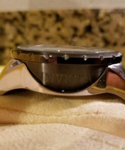 Invicta Men's Aviator Analog Display Japanese Quartz Silver Watch, Gold, Black (Model: 12704, 28898, 28899) 54 71obyO4c L