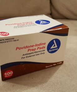 PVP Iodine Wipes 100-Pack 100 Count (Pack of 1) 17 71ocqwKalvL