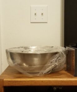 FineDine Stainless Steel Mixing Bowls (Set of 6) - Easy To Clean, Nesting Bowls for Space Saving Storage, Great for Cooking, Baking, Prepping 6 Pack 52 71oeAuOz3zL