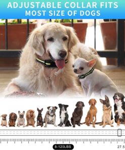 PetYeah Dog Bark Collar-5 Adjustable Sensitivity and Intensity Levels-Dual Anti-Barking Modes-Rechargeable/Rainproof/Reflective -No Barking Control Dog Shock Collar for Small Medium Large Dog 25 71oeEOM ZfL