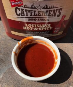 Cattlemen's Louisiana Hot & Spicy BBQ Sauce, 1 gal - One Gallon Container of Spicy Barbeque Sauce Made with Ripe Tomatoes, Best on Shrimp, Chicken Tacos, Meatballs and More 34 71oePDOsr7L