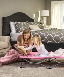 Regalo My Cot Portable Toddler Bed, Includes Fitted Sheet, Pink 36 71oeYHT4mCL