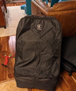 J.L. Childress Ultimate Backpack PREMIUM Padded Car Seat Travel Bag - Thick Padding, Heavy Duty Backpack - Gate Check Bag for Car Seats - Fits All Car Seats & Booster Seats - Black 39 71ofqX95hL 2