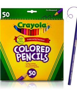 Crayola Colored Pencils, 50 Count 50 Count (Pack of 1) 42 71ofxRUDaDL
