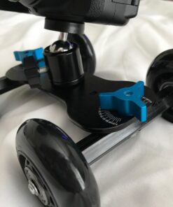 EXMAX 360 Degree Aluminum Alloy Body Rotating Swivel Mini Tripod Ball Head with 1/4" Screw Thread Base Mount for Lighter DSLR Camera Camcorder LED Light Bracket Hiking HTC Vive (Black) Black 29 71oh1s23NdL