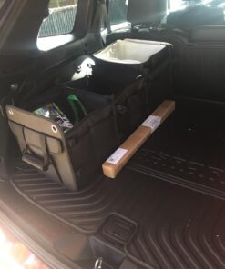 Tuff Viking Convertible Large 3 Compartment SUV Trunk Organizer | Grocery Organizer w Tie Down Straps and Insulated Leakproof Cooler Bag for Cars, Trucks and SUVs. PATENTED (4-in-1 w/Cooler, Black) 3-in-1 w/ Cooler bag 33 71ohAtMqI0L