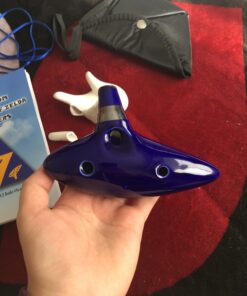 Deekec Zelda Ocarina 12 Hole Alto C with Song Book (Songs From the Legend of Zelda) with Display Stand Protective Bag Blue 33 71ohkxSVWRL