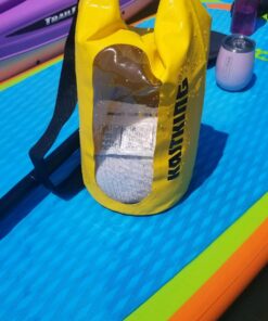 KastKing Dry Bags,100% Waterproof Storage Bags,Military Grade Construction for Swimming,Kayaking,Boating,Hiking,Camping,Fishing, Biking,Skiing A:clear Window Dry Bag-yellow-10l 37 71ohrRKzXL