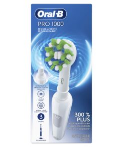 Oral-B Pro 1000 Rechargeable Electric Toothbrush, White Rechargeable Handle 36 71oiKJp0kL