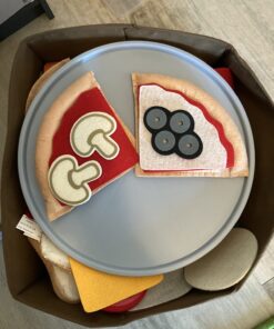 Melissa & Doug Felt Food Mix 'n Match Pizza Play Food Set (42 pcs) - Felt Pizza Play Set For Kids Kitchen, Pretend Play Pizza, Felt Pizza Toy For Toddlers And Kids Ages 2+ 39 71oiQBZHhKL