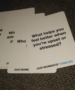 OUR MOMENTS Families: 100 Conversation Starter Cards for Families and Kids - Relationship Building - Car Travel, Road Trip & Card Game for Healthy Loving Family - Questions for Family Activities 46 71oiphSMDzL