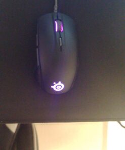SteelSeries Rival 110 Gaming Mouse - 7,200 CPI TrueMove1 Optical Sensor - Lightweight Design - RGB Lighting Black 47 71ojAydS2JL