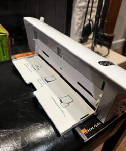 Scotch TL902VP Thermal Laminator, 1 Laminating Machine, White, Laminate Photos, Holiday Decor and Gift Tags, For Holiday, Office and School Supplies, 9 in. Laminator with 20 Pouches 39 71ojxFiQ uL