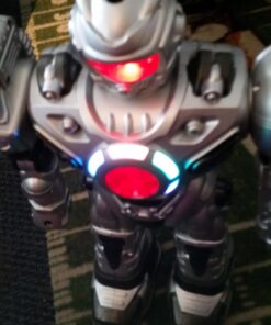 Think Gizmos Large Remote Control Robot for Kids – Superb Fun Toy RC Robot – Remote Control Toy Shoots Missiles, Walks, Talks & Dances (10 Functions) (Silver) Silver 49 71okRD16c7L