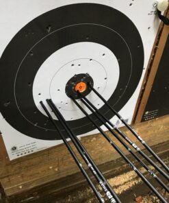 TIGER ARCHERY 30Inch Carbon Arrow Practice Hunting Arrows with Removable Tips for Compound & Recurve Bow(Pack of 12) Orange White 35 71ol RZB5dL