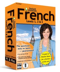 (2011 Version) Instant Immersion French Levels 1, 2 & 3