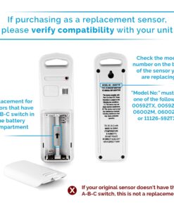 AcuRite Wireless Indoor Outdoor Temperature and Humidity Sensor (06002M) , white 06002m / 592txr Temperature & Humidity Add-on 22 71omLX7KoL 2