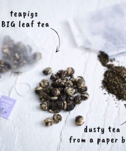 teapigs Jasmine Pearls Green Tea Bags, 50 Count, Rolled Pearls of Green Tea & Whole Jasmine Flowers, Biodegradable Tea Bag 50 Count (Pack of 1) 7 71omjk3kQvL