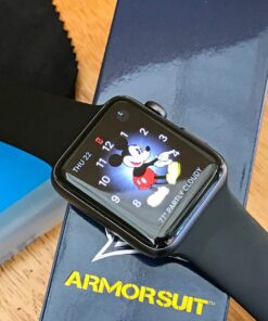 Armor Suit Apple Watch 42mm (Series 2/3 Compatible) Screen Protector (2 Pack) Full Coverage MilitaryShield Screen Protector For Apple Watch 42mm (Series 2/3 Compatible) -HD Clear Anti-Bubble 74 71on5kV w8L