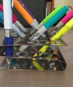 Globe Scientific 457200 Stainless Steel "Z" Shape Tube Rack, 16/17mm Tubes, 25-Place 21 71onXb3eEOL