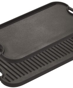 Lodge LPGI3 Cast Iron Reversible Grill/Griddle, 20-inch x 10.44-inch, Black 20 Inch Double Burner 45 71onkvmvDwL