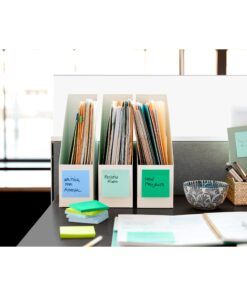 Post-it Super Sticky Recycled Notes, 3x3 in, 24 Pads, 2x the Sticking Power, Poptimistic, Bright Colors, 30% Recycled Paper (654-24SST-CP) 33 71oopJXXDfL