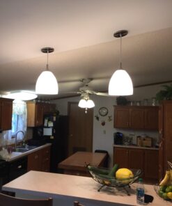 Possini Euro Design Brushed Nickel Plug in Swag Mini Pendant Lighting Fixture 9" Wide Modern Opal Glass Dome Shade for Dining Room Living House Foyer Kitchen Island Entryway Bedroom High Ceilings 27 71oq5d2YWsL