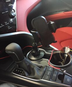 Macally Cup Phone Holder for Car Mount for Apple iPhone 11 Pro Max XS XS Max XR X 8 8+ 7 7 Plus 6s 6 5s SE, Samsung Galaxy S10 Plus S9 S8 Note, LG, Nexus, Google Pixel 3, Motorola, Smartphone (MCUP),Black 36 71oqdx qTjL