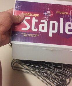 Ashman Galvanized Garden Stakes Landscape Staples and Fence Stake (150 Garden Staples - Heavy Duty & Anti Rust Galvanized) 150 6 Inch 11 Guage 36 71oqx4BzNGL