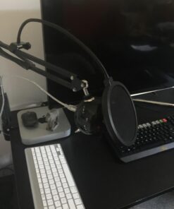 Logitech for Creators Blue Snowball USB Microphone for PC, Mac, Gaming, Recording, Streaming, Podcasting, Condenser Mic with Cardioid and Omnidirectional Pickup Patterns, Stylish Retro Design – Black Gloss Black 125 71orIHK18nL